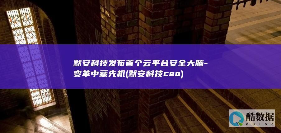 默安科技发布首个云平台安全大脑-变革中藏先机 (默安科技ceo)