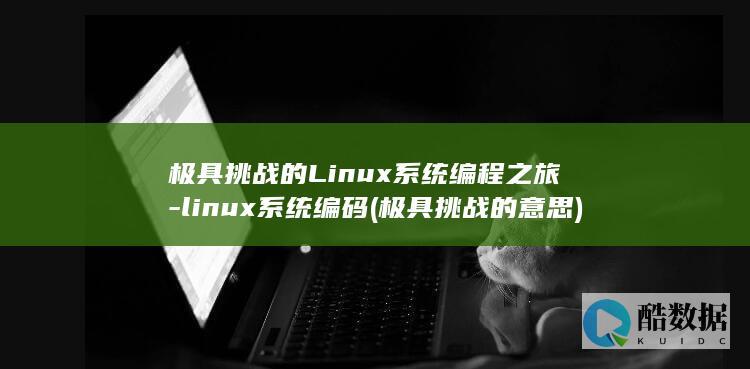 极具挑战的Linux系统编程之旅-linux系统编码 (极具挑战的意思)