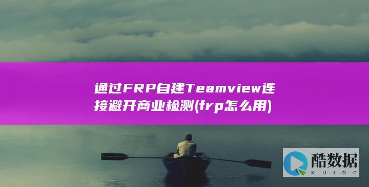 通过FRP自建Teamview连接避开商业检测 (frp怎么用)