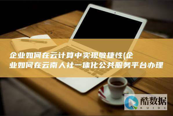 企业如何在云计算中实现敏捷性 (企业如何在云南人社一体化公共服务平台办理失业保险)