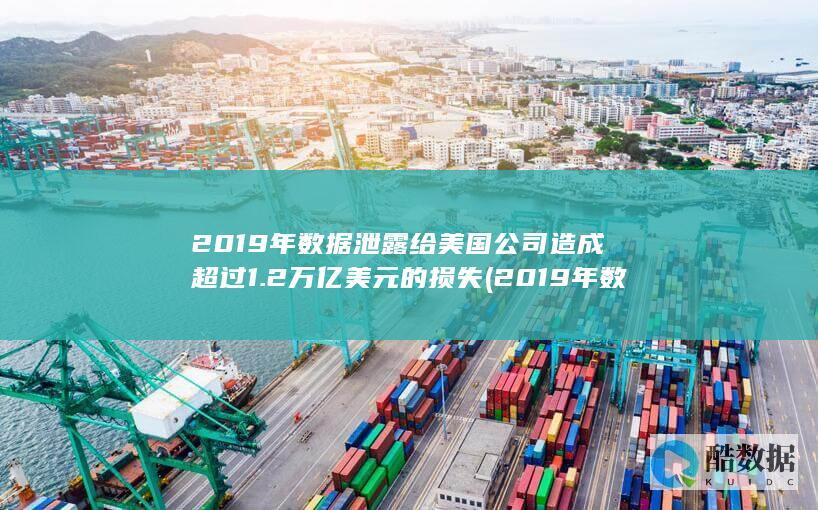 2019年泄露给公司造成超过1.2万亿美元的损失
