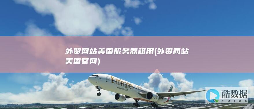 外贸网站美国服务器租用 (外贸网站美国官网)