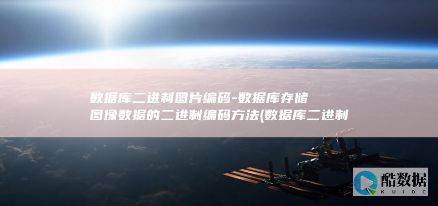 数据库二进制图片编码-数据库存储图像数据的二进制编码方法 (数据库二进制数据类型)