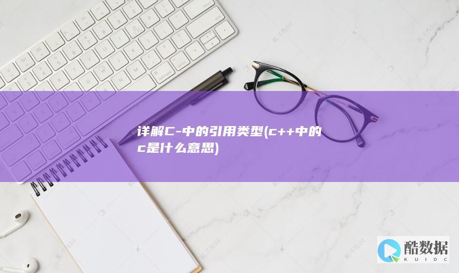 详解C-中的引用类型 (c++中的c是什么意思)