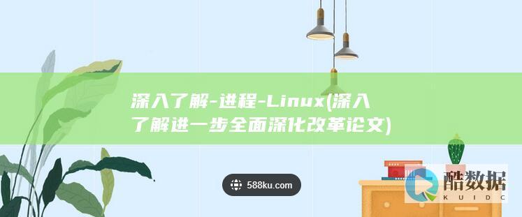 深入了解-进程-Linux (深入了解进一步全面深化改革论文)
