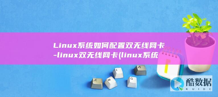 linux双无线网卡