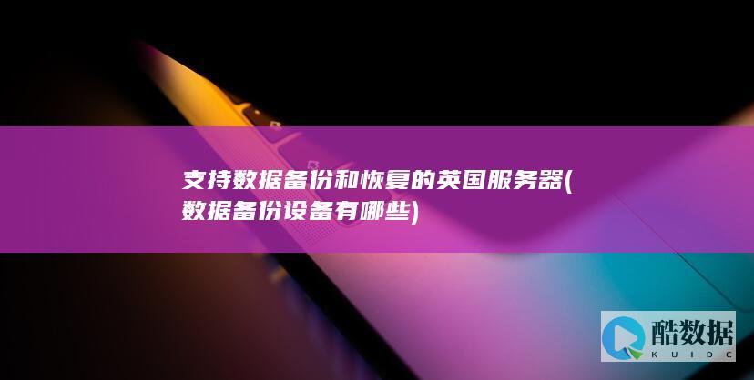 支持数据备份和恢复的英国服务器 (数据备份设备有哪些)