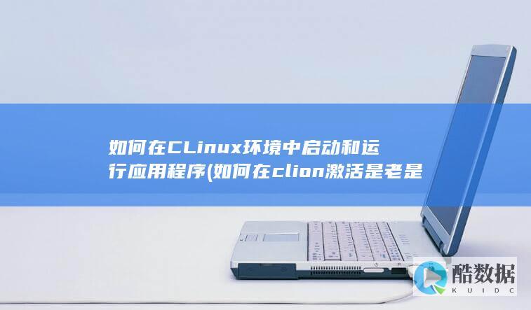 如何在CLinux环境中启动和运行应用程序 (如何在clion激活是老是失败应该怎么办)