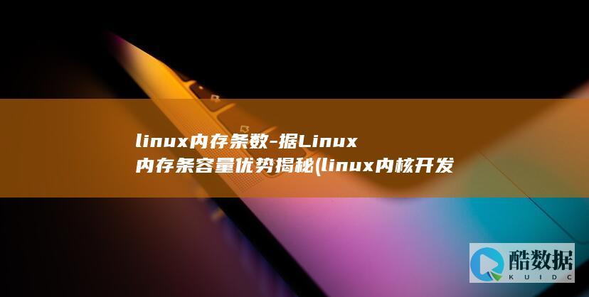linux内存条数-据Linux内存条容量优势揭秘 (linux内核开发者大会)