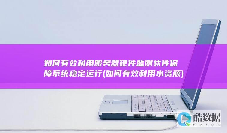 如何有效利用服务器硬件监测软件保障系统稳定运行 (如何有效利用水资源)