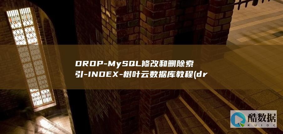 DROP-MySQL修改和删除索引-INDEX-树叶云数据库教程 (drop名词是什么意思)