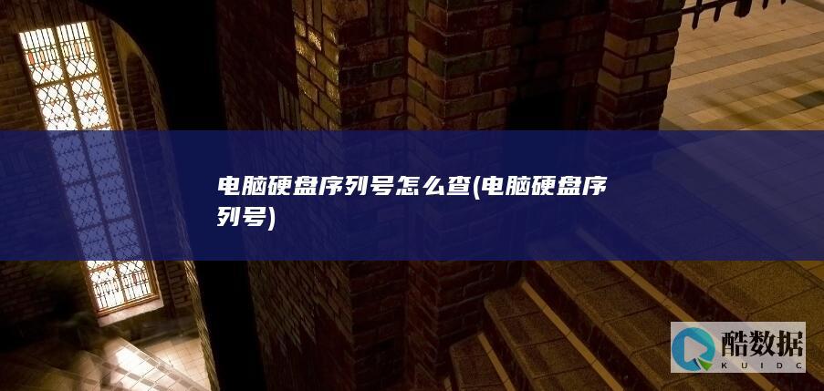 电脑硬盘序列号怎么查