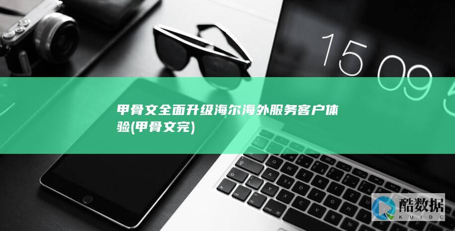 甲骨文全面升级海尔海外服务客户体验 (甲骨文完)