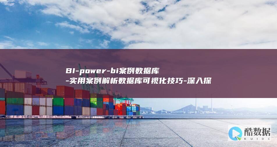 BI-power-bi案例数据库-实用案例解析数据库可视化技巧-深入探索Power (bipo网页版)