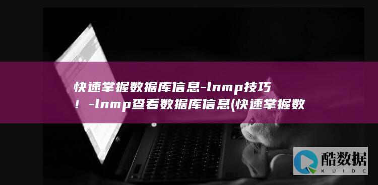 快速掌握数据库信息-lnmp技巧！-lnmp查看数据库信息 (快速掌握数据的软件)