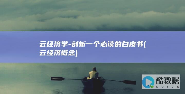 云经济学-剖析一个必读的白皮书 (云经济概念)