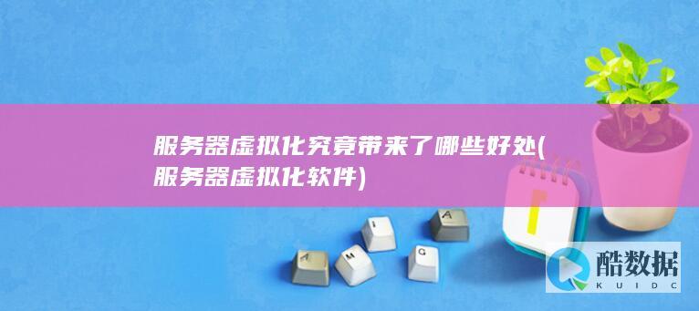 服务器虚拟化究竟带来了哪些好处 (服务器虚拟化软件)