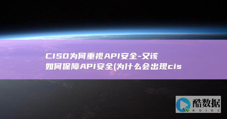 CISO为何重视API安全-又该如何保障API安全 (为什么会出现cisc到risc的转变)