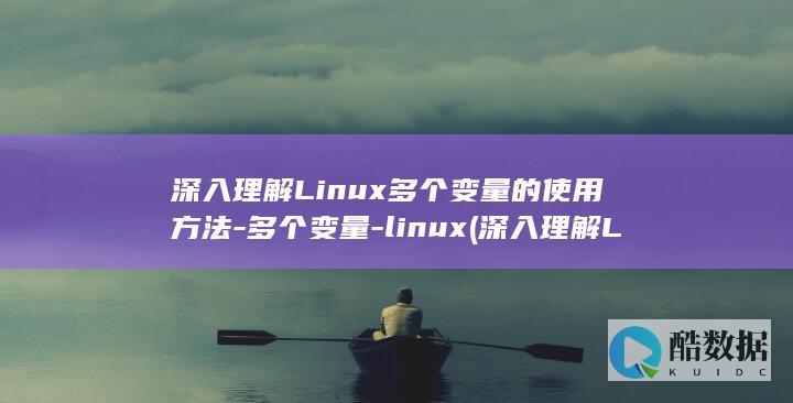 深入理解Linux多个变量的使用方法-多个变量-linux (深入理解Linux内核第三版pdf)