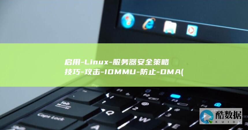 启用-Linux-服务器安全策略技巧-攻击-IOMMU-防止-DMA (启用linux bash)