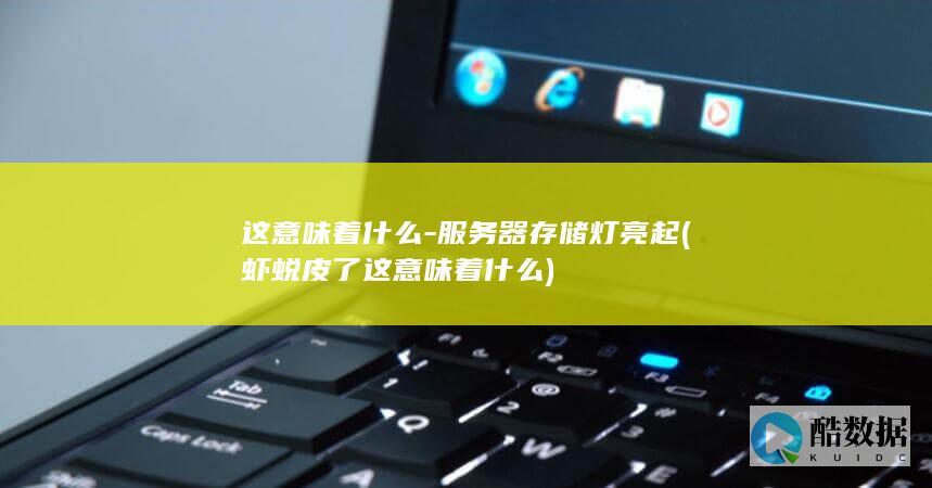 服务器存储灯亮起