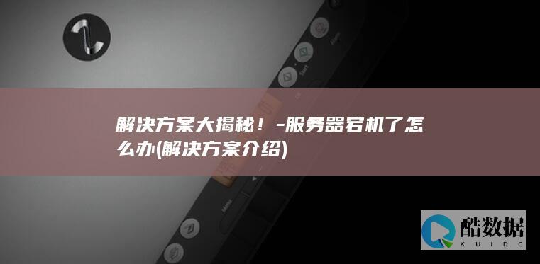 解决方案大揭秘！-服务器宕机了怎么办 (解决方案介绍)