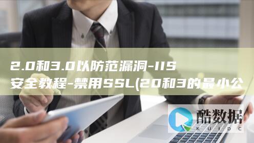 2.0和3.0以防范漏洞-IIS安全教程-禁用SSL (20和3的最小公倍数)