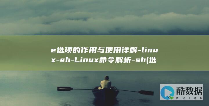 e选项的作用与使用详解-linux-sh-Linux命令解析-sh (选项e 是什么意思)