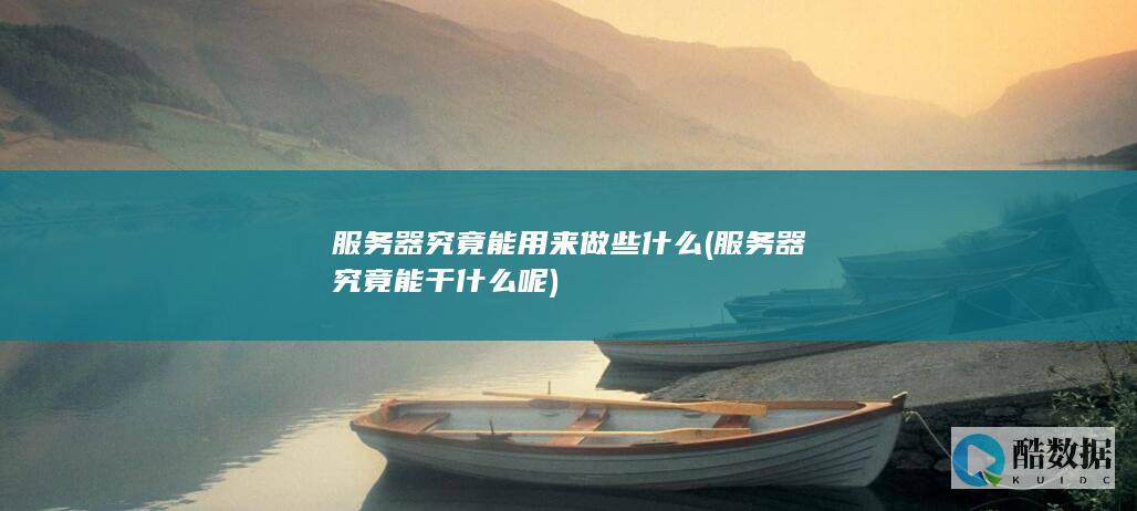 服务器究竟能用来做些什么 (服务器究竟能干什么呢)
