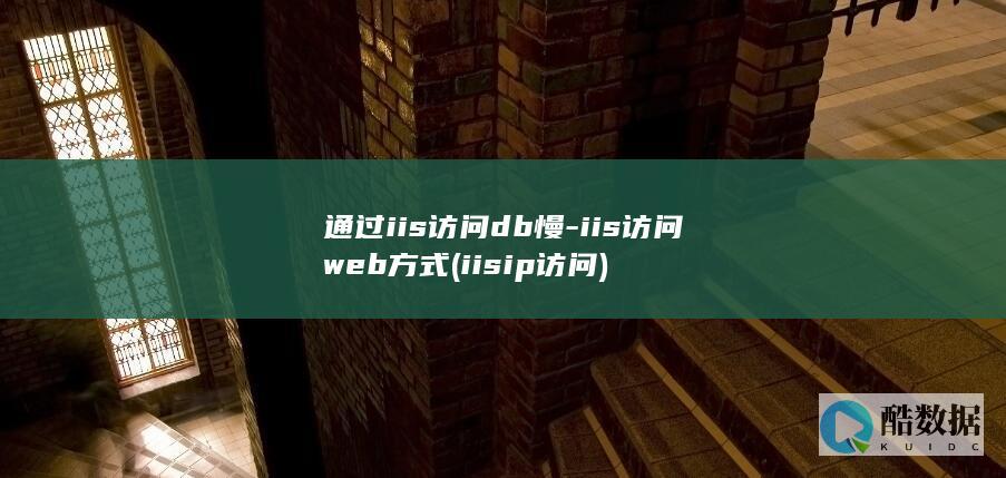 通过iis访问db慢-iis访问web方式 (iis ip访问)