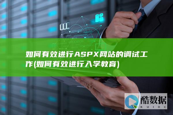 如何有效进行ASPX网站的调试工作 (如何有效进行入学教育)