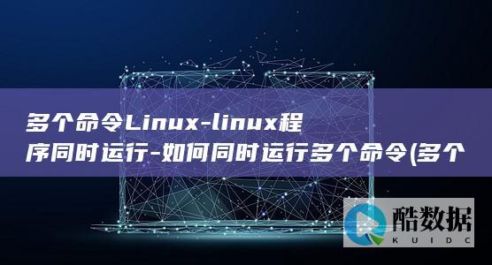 多个命令Linux-linux程序同时运行-如何同时运行多个命令 (多个命令方块如何连接)