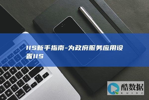 IIS新手指南-为政府服务应用设置IIS