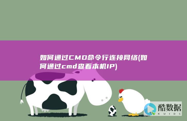 如何通过CMD命令行连接网络 (如何通过cmd查看本机IP)