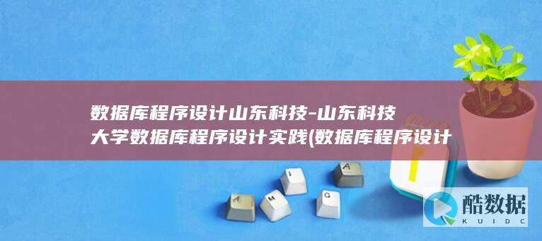 山东科技大学数据库程序设计实践