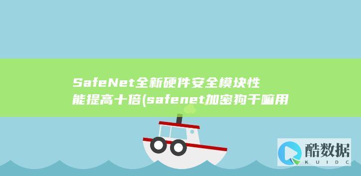 SafeNet全新硬件安全模块性能提高十倍 (safenet加密狗干嘛用的)
