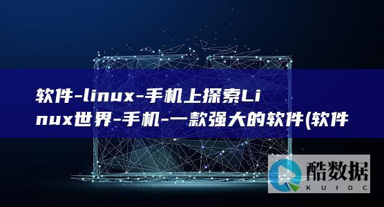 软件-linux-手机上探索Linux世界-手机-一款强大的软件 (软件领域)