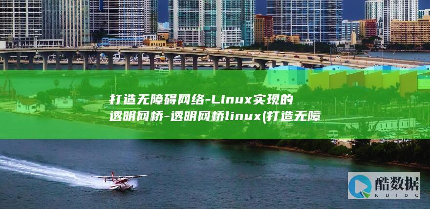 打造无障碍网络-Linux实现的透明网桥-透明网桥linux (打造无障碍网络的意义)