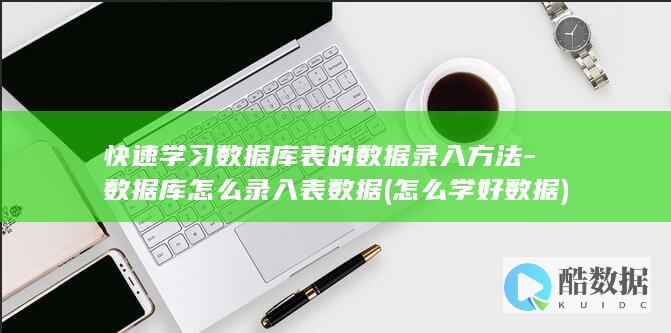 快速学习数据库表的数据录入方法