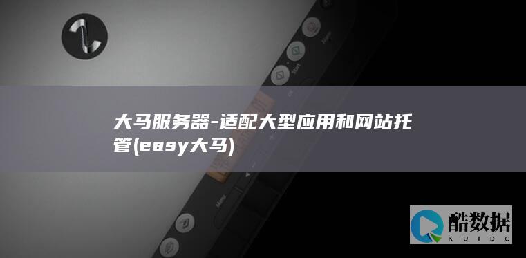 大马服务器-适配大型应用和网站托管 (easy大马)