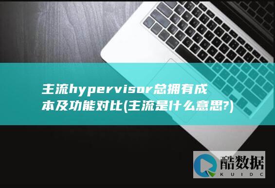 主流hypervisor总拥有成本及功能对比 (主流是什么意思?)