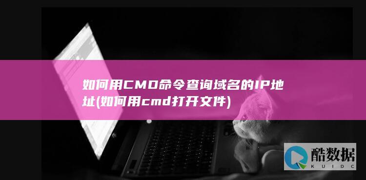 如何用CMD命令查询域名的IP地址 (如何用cmd打开文件)