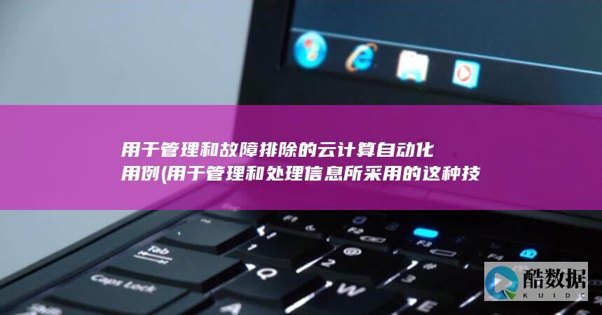 用于管理和信息所采用的这种技术的总称