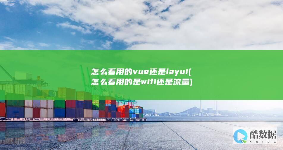 怎么看用的是wifi还是流量