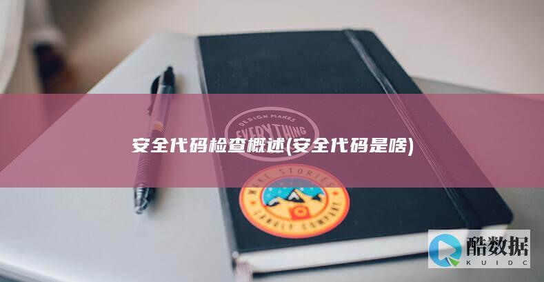 安全代码检查概述