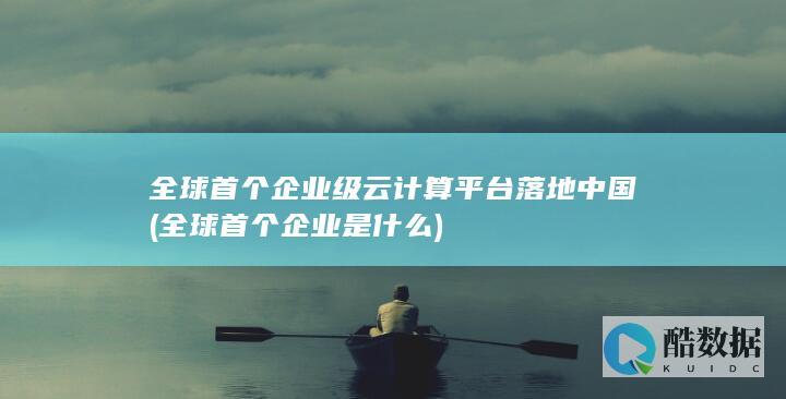 全球首个企业是什么