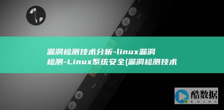 漏洞检测技术分析-linux漏洞检测-Linux系统安全 (漏洞检测技术主要有)