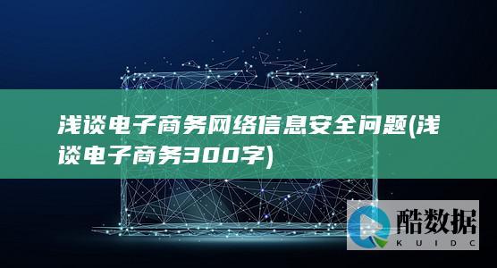 浅谈电子商务网络信息安全问题