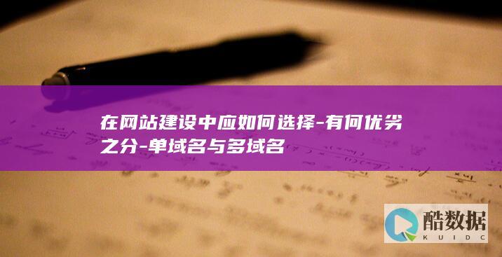 在网站建设中应如何选择-有何优劣之分-单域名与多域名