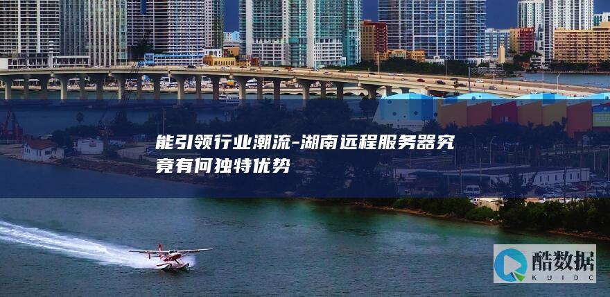 能引领行业潮流-湖南远程服务器究竟有何独特优势